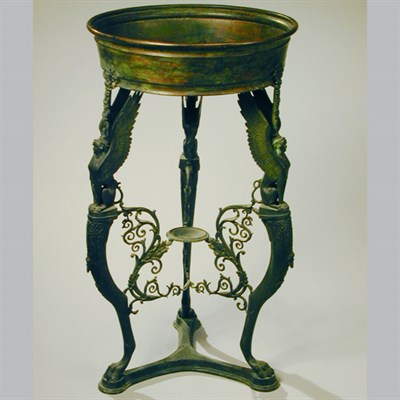 Lot 630 - Continental Neoclassical Style Bronze...