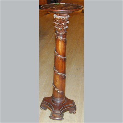 Lot 458 - Neoclassical Style Mahogany Pedestal