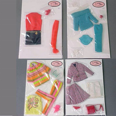 Lot 149 - Group of Barbie and Francie Outfits Comprising...