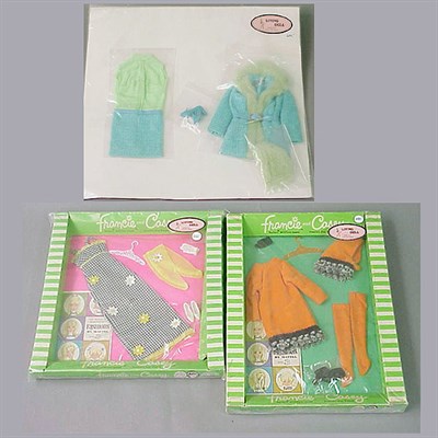 Lot 43 - Group of Three Barbie and Francie Outfits...