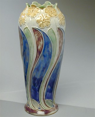 Lot 145 - Doulton Lambeth Pottery Vase Decorated by...