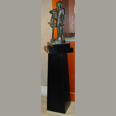 Lot 161 - Bronze Sculpture of a Man Henry Shonbauer The...