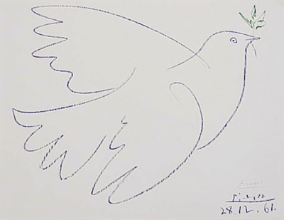 Lot 337 - After Pablo Picasso DOVE OF PEACE (C. 179)...