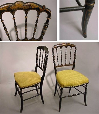 Lot 407 - Set of Twelve Victorian Gilt-Decorated...