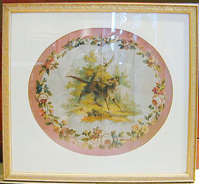 Lot 509 - Painted Study for an Aubusson Tapestry Panel...
