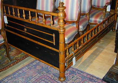Lot 427 - Victorian Bamboo Turned Bed