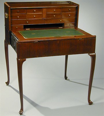 Lot 304 - George II Mahogany Traveling Desk The...