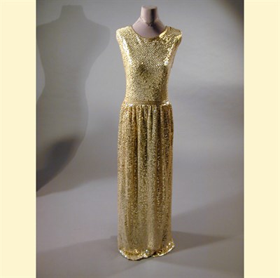 Lot 650 - Norell Sequined Evening Dress American, 1960s...