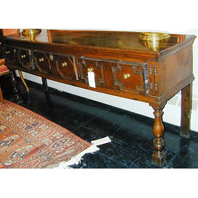 Lot 331 - Provincial Charles II Oak Welsh Dresser