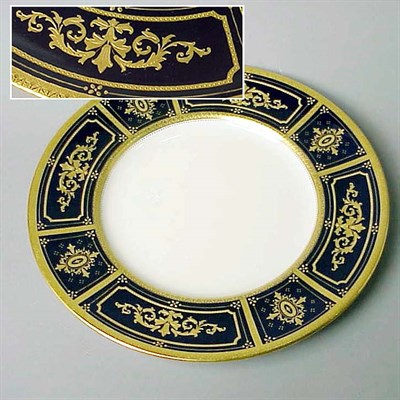 Lot 513 - Set of Twelve Minton Porcelain Dessert Plates...