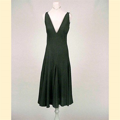Lot 680 - Halston Bias Cut Cocktail Dress American,...