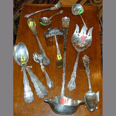 Lot 394 - Miscellaneous Group of English Silver and...