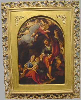 Lot 153 - Italian School 19th Century REST ON THE FLIGHT...