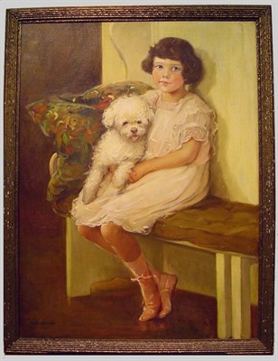 Lot 27 - Anna Milo Upjohn 1868-1951 BEST FRIENDS Signed...