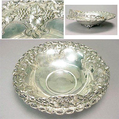 Lot 298 - Continental Silver Center Bowl Approximately...