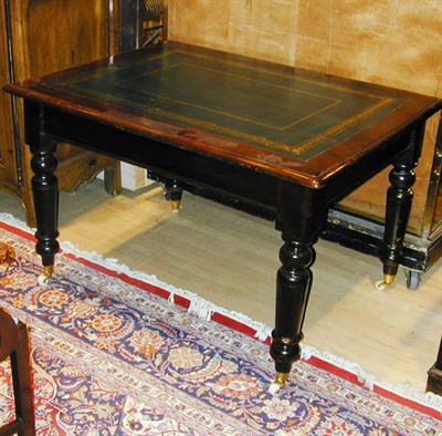 Lot 117 - Victorian Leather Inset Mahogany Writing Desk