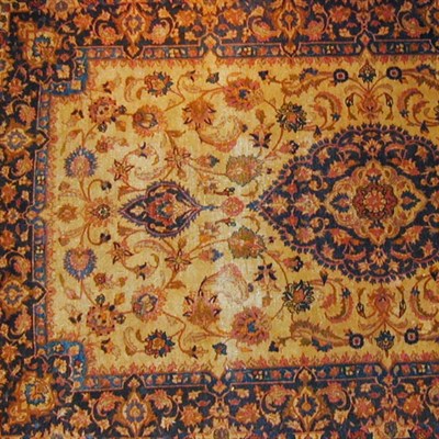Lot 469 - Kashan Rug Central Iran, contemporary The buff...