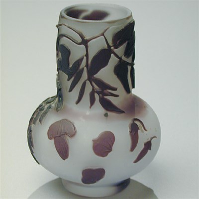 Lot 185 - Galle Cameo Glass Cabinet Vase Of globular...