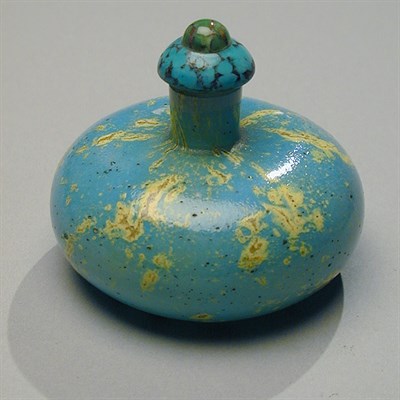 Lot 188 - Schneider Glass Perfume Of flattened globular...
