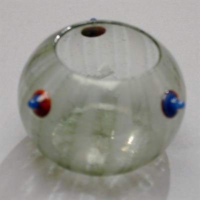 Lot 189 - Schneider Miniature Glass Bowl In striated...