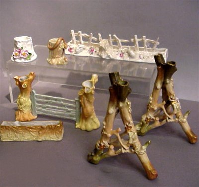 Lot 725 - Group of Five Royal Worcester Porcelain Table...