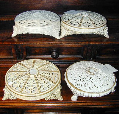 Lot 736 - Group of Four Grainger & Co. Reticulated...