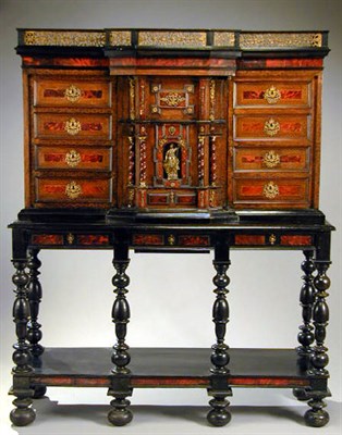 Lot 446 - Baroque Style Marquetry Cabinet on Stand The...
