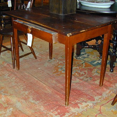 Lot 396 - American Pine Tavern Table The rectangular top...