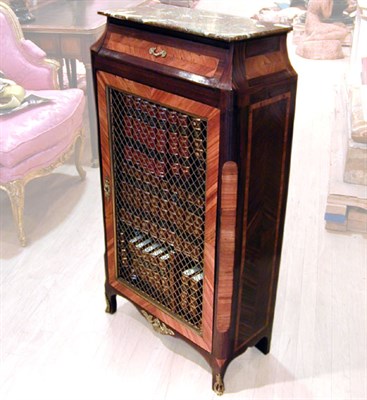 Lot 615 - Louis XV Style Marble Top Mahogany...