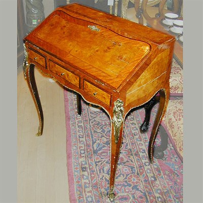 Lot 626 - Louis XV Style Gilt-Bronze Mounted Fruitwood...