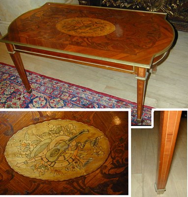 Lot 623 - Louis XVI Style Mahogany Low Table The...