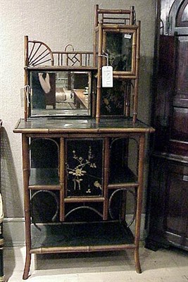 Lot 218 - Victorian Style Chinoiserie-Decorated Faux...