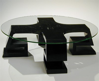 Lot 205 - Lacquered Low Table Designed by James Mont Of...