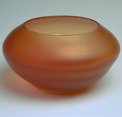 Lot 169 - Venini Incisco Glass Vase Of ovoid form, in...