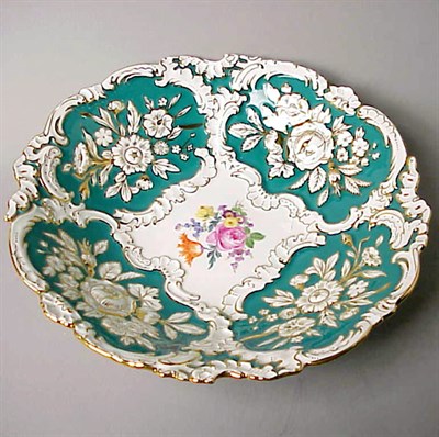 Lot 390 - Two Meissen Gilt-Decorated Porcelain Bowls...