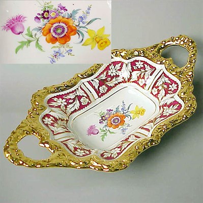 Lot 388 - Two Meissen Gilt-Decorated Two-Handled...