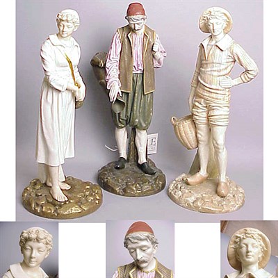 Lot 682 - Group of Three Hadley's Worcester...