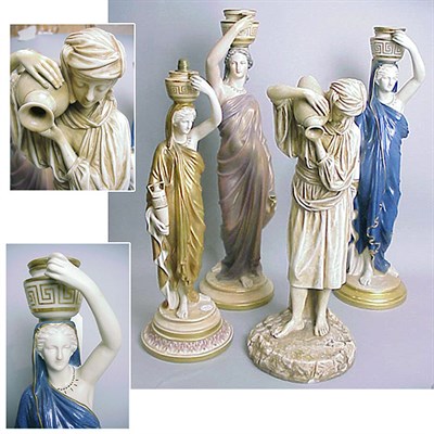 Lot 673 - Group of Three Royal Worcester Gilt-Decorated...