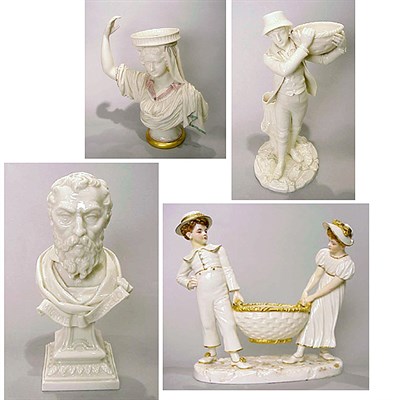 Lot 674 - Group of Three Royal Worcester Porcelain...