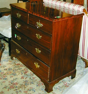 Lot 480 - George III Mahogany Chest of Drawers