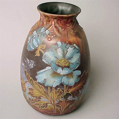 Lot 235 - Royal Bonn Pottery Vase Of ovoid form, with...