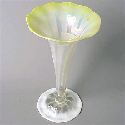 Lot 270 - Tiffany Favrile Glass Vase Of trumpet form,...