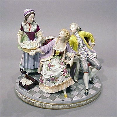 Lot 193 - Vienna Porcelain Figural Group