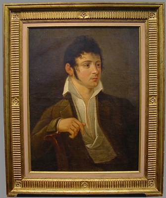 Lot 20 - Continental School 19th Century PORTRAIT OF A...