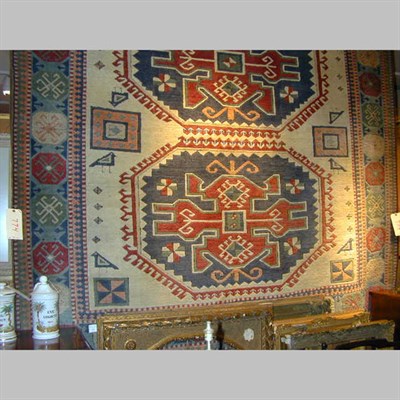 Lot 774 - Kars Kazak Rug Turkey, contemporary The ivory...