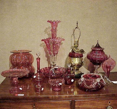 Lot 123 - Miscellaneous Group of Victorian Glass Articles