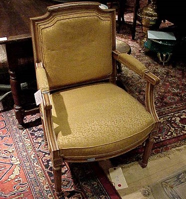 Lot 128 - Pair of Louis XVI Style Painted and...
