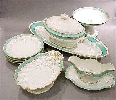 Lot 132 - Assembled Paris Porcelain Partial Dinner...