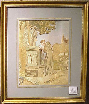 Lot 156 - English Silk Embroidered Needlework Depicting...