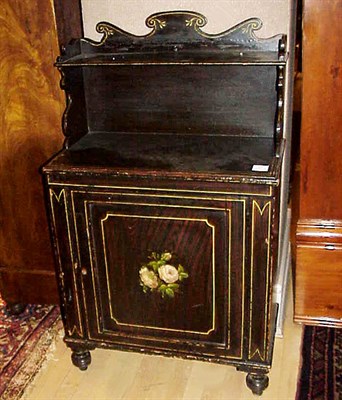 Lot 361 - Victorian Faux Painted Rosewood Cabinet